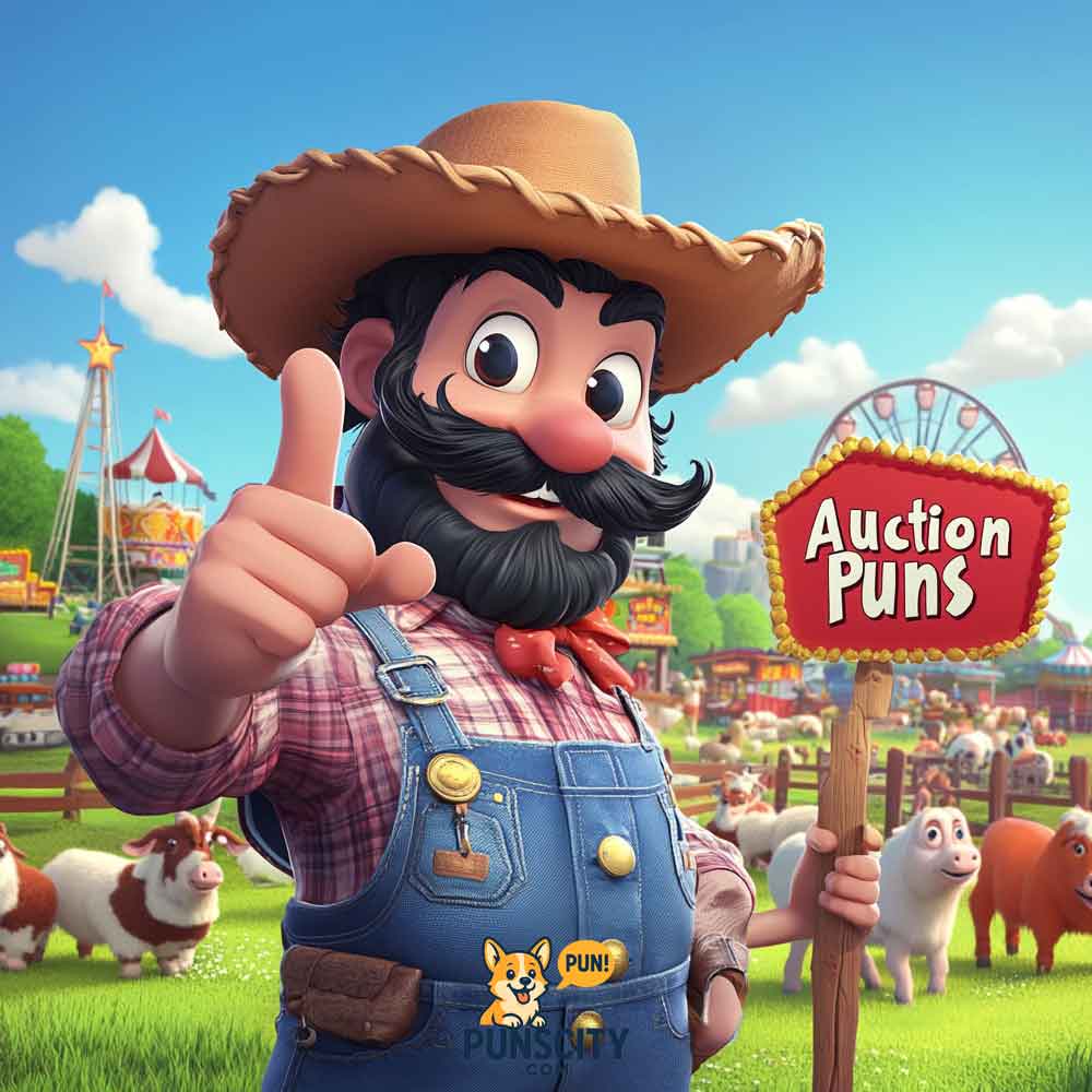 Catchy Auction Puns for Event Promotion