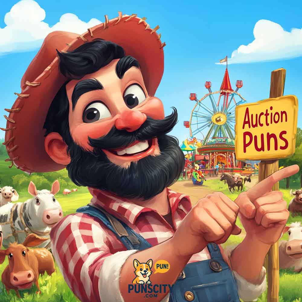 Unique Auction Puns for Online Sales