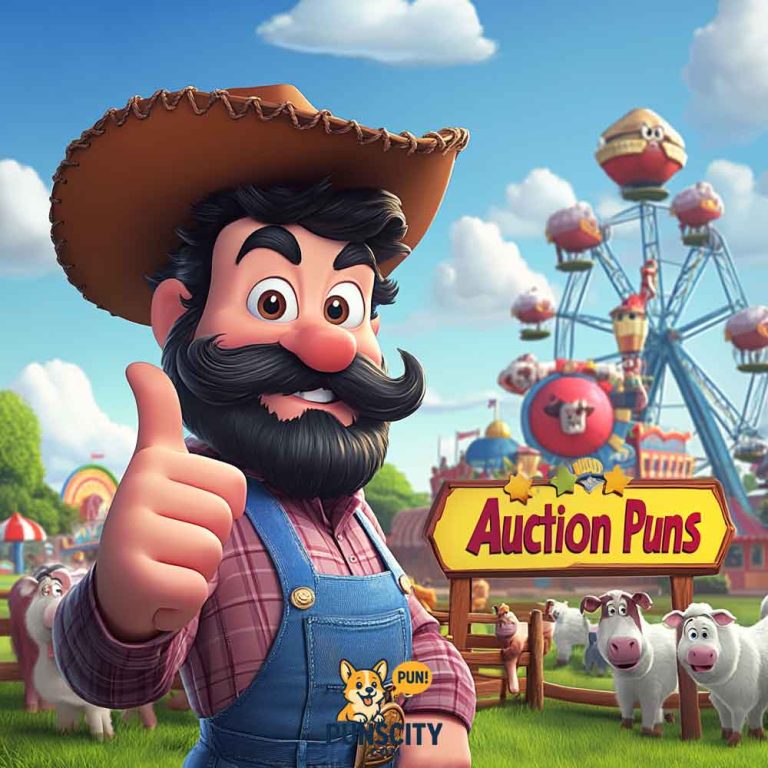 Auction Puns One Liners