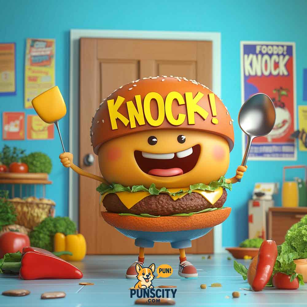 Easy Food Knock Knock Jokes