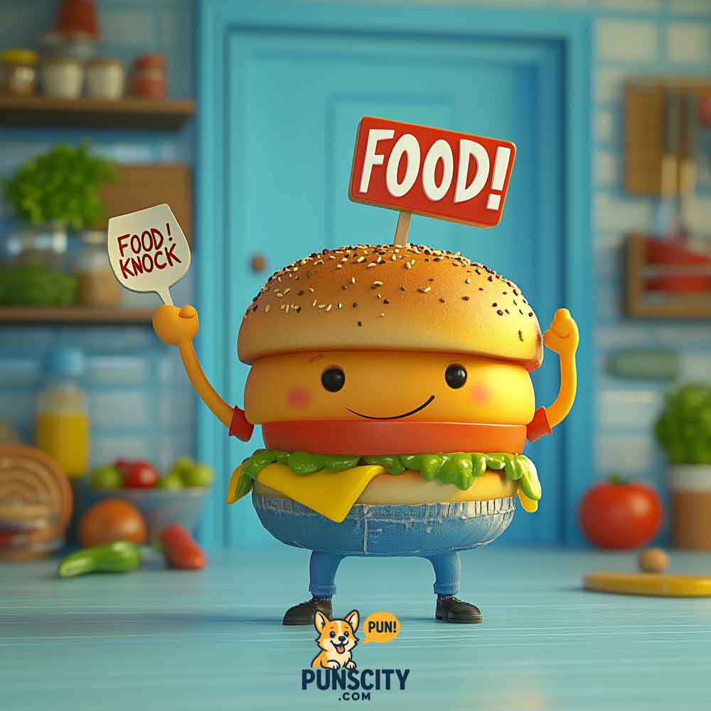 Clever Food Knock Knock Jokes