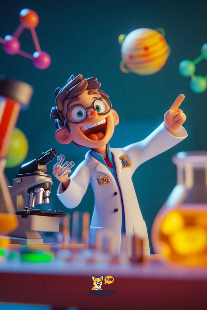 Scientist Puns One Liner