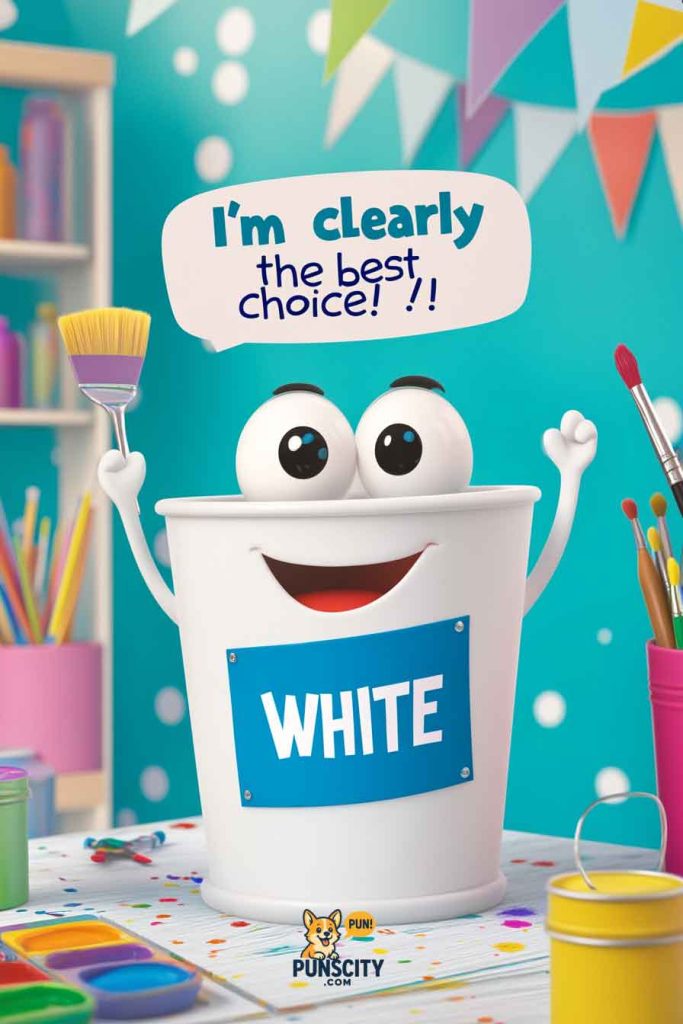 White Puns One Liner