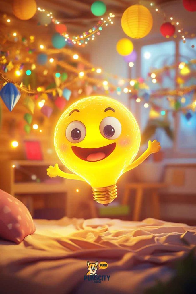 Glowing Puns One Liner